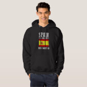 Spaanse Vlag Spanje Hoodie (Voorkant volledig)