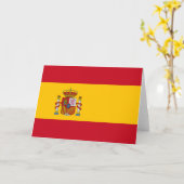 Spaanse vlag (Spanje) Kaart (Gele Bloem)