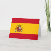 Spaanse vlag (Spanje) Kaart (Voorkant)