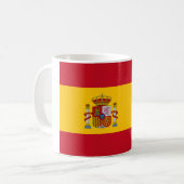 Spaanse vlag (Spanje) Koffiemok (Voorkant links)