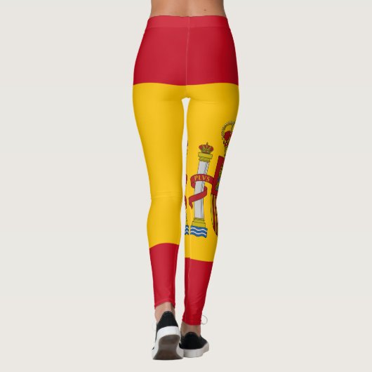 Spaanse vlag (Spanje) Leggings (Achterkant)