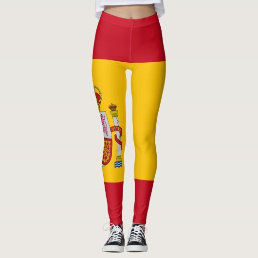 Spaanse vlag (Spanje) Leggings (Voorkant)