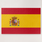 Spaanse vlag (Spanje) Legpuzzel (Horizontaal)