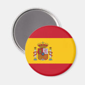 Spaanse vlag (Spanje) Magneet (Voorkant / Achterkant)