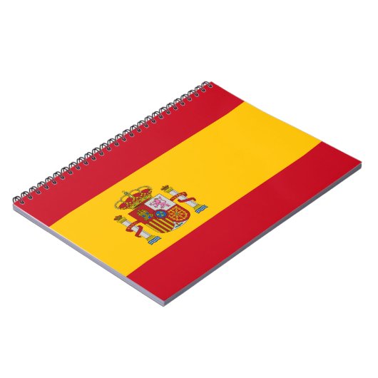 Spaanse vlag (Spanje) Notitieboek (Linkerzijde)