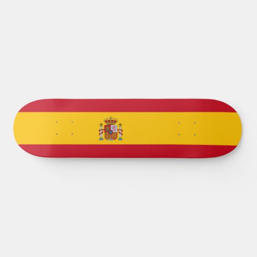 Spaanse vlag (Spanje) Persoonlijk Skateboard (Horizontaal)