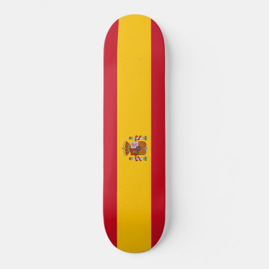 Spaanse vlag (Spanje) Persoonlijk Skateboard (Voorkant)