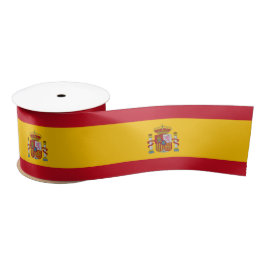 Spaanse vlag (Spanje) Satijnen Lint