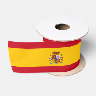 Spaanse vlag (Spanje) Satijnen Lint