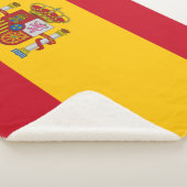 Spaanse vlag (Spanje) Sherpa Deken (3/4)