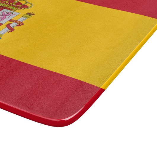Spaanse vlag (Spanje) Snijplank (Hoek)