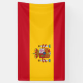 Spaanse vlag (Spanje) Spandoek (Verticaal)
