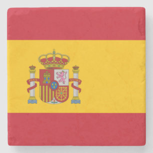 Spaanse vlag (Spanje) Stenen Onderzetter