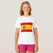 Spaanse vlag (Spanje) T-shirt (Voorkant volledig)