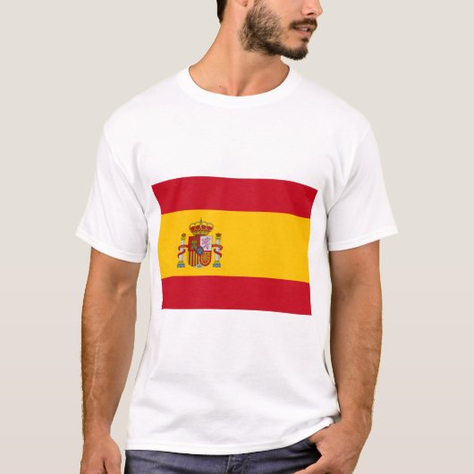 Spaanse vlag (Spanje) T-shirt (Voorkant)