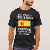 Spaanse vlag Spanje T-shirt (Voorkant)