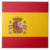 Spaanse vlag (Spanje) Tegeltje (Voorkant)