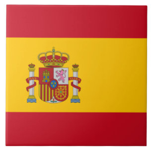 Spaanse vlag (Spanje) Tegeltje