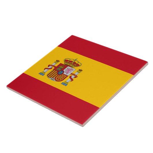 Spaanse vlag (Spanje) Tegeltje (Zijkant)