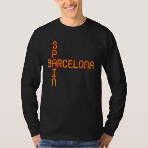 Spaanse Vlag Spanje Trots Spanje Reizen Vakantie T-shirt