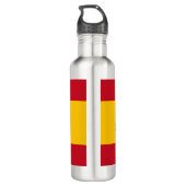 Spaanse vlag (Spanje) Waterfles (Achterkant)