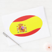 Spaanse Vlag Sticker (Envelop)