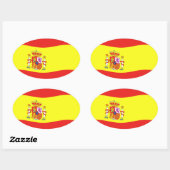 Spaanse Vlag Sticker (Vel)