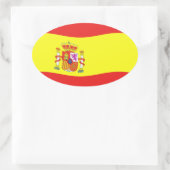 Spaanse Vlag Sticker (Tas)