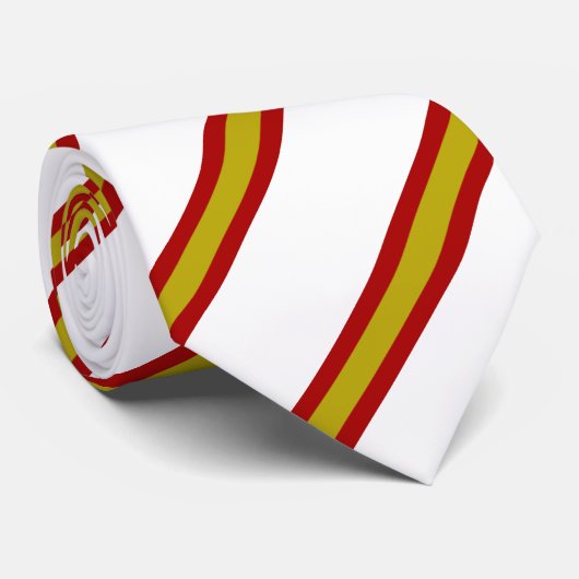 Spaanse vlag stropdas (Opgerold)