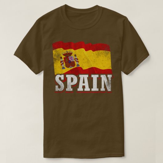 Spaanse vlag t-shirt (Design voorkant)