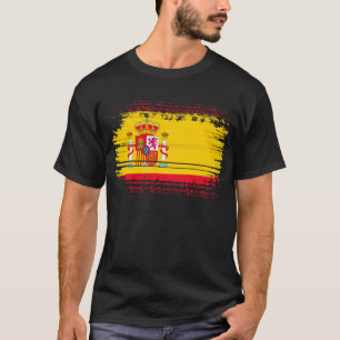 Spaanse vlag t-shirt