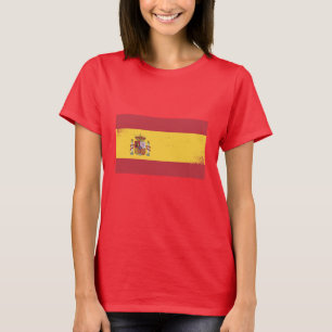 Spaanse vlag t-shirt