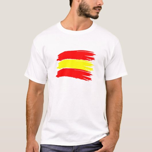 Spaanse vlag t-shirt (Voorkant)