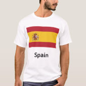 Spaanse vlag t-shirt (Voorkant)