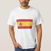 Spaanse vlag t-shirt (Voorkant)