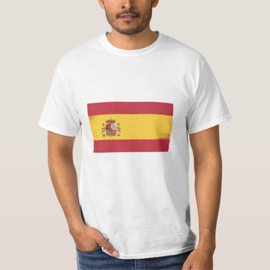 Spaanse vlag t-shirt (Voorkant)