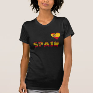 Spaanse vlag t-shirt