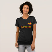 Spaanse vlag t-shirt (Voorkant volledig)