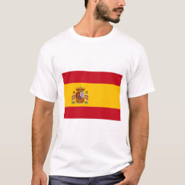 Spaanse vlag t-shirt