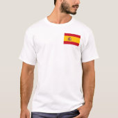 Spaanse vlag t-shirt (Voorkant)
