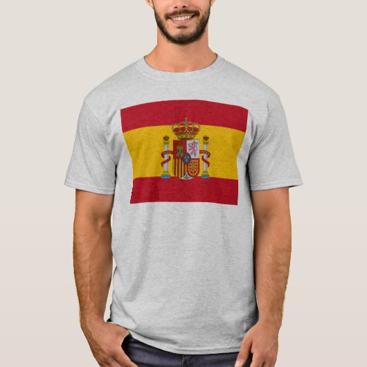 Spaanse vlag t-shirt (Voorkant)
