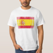 Spaanse vlag t-shirt (Voorkant)