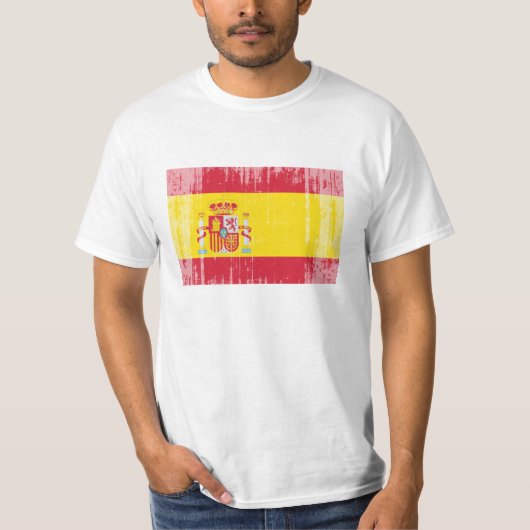 Spaanse vlag t-shirt (Voorkant)