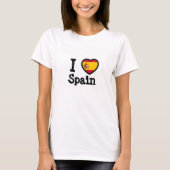 Spaanse vlag t-shirt (Voorkant)