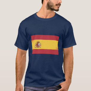 Spaanse vlag t-shirt