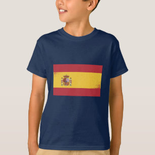 Spaanse vlag t-shirt