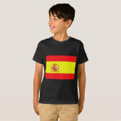 Spaanse vlag t-shirt (Voorkant volledig)