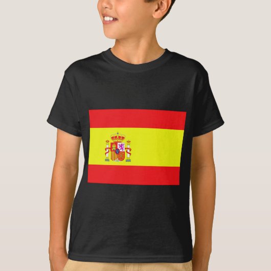 Spaanse vlag t-shirt (Voorkant)