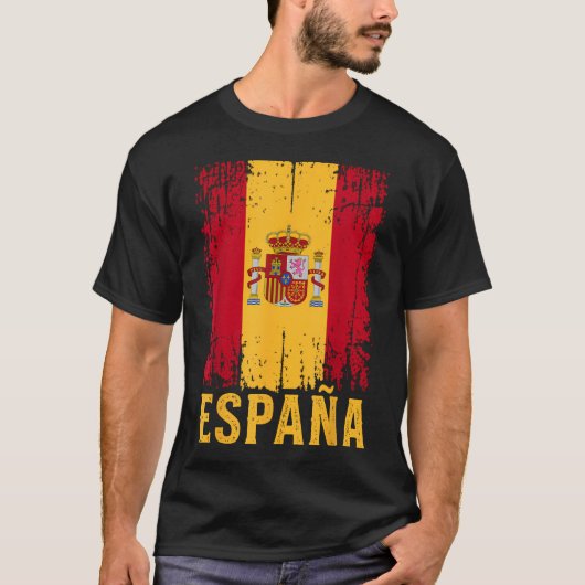 Spaanse vlag t-shirt (Voorkant)