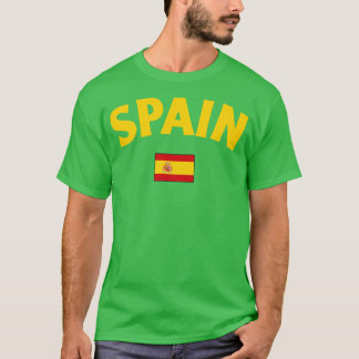 Spaanse vlag t-shirt